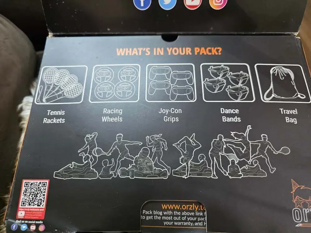 orzyl ultimate party pack for switch